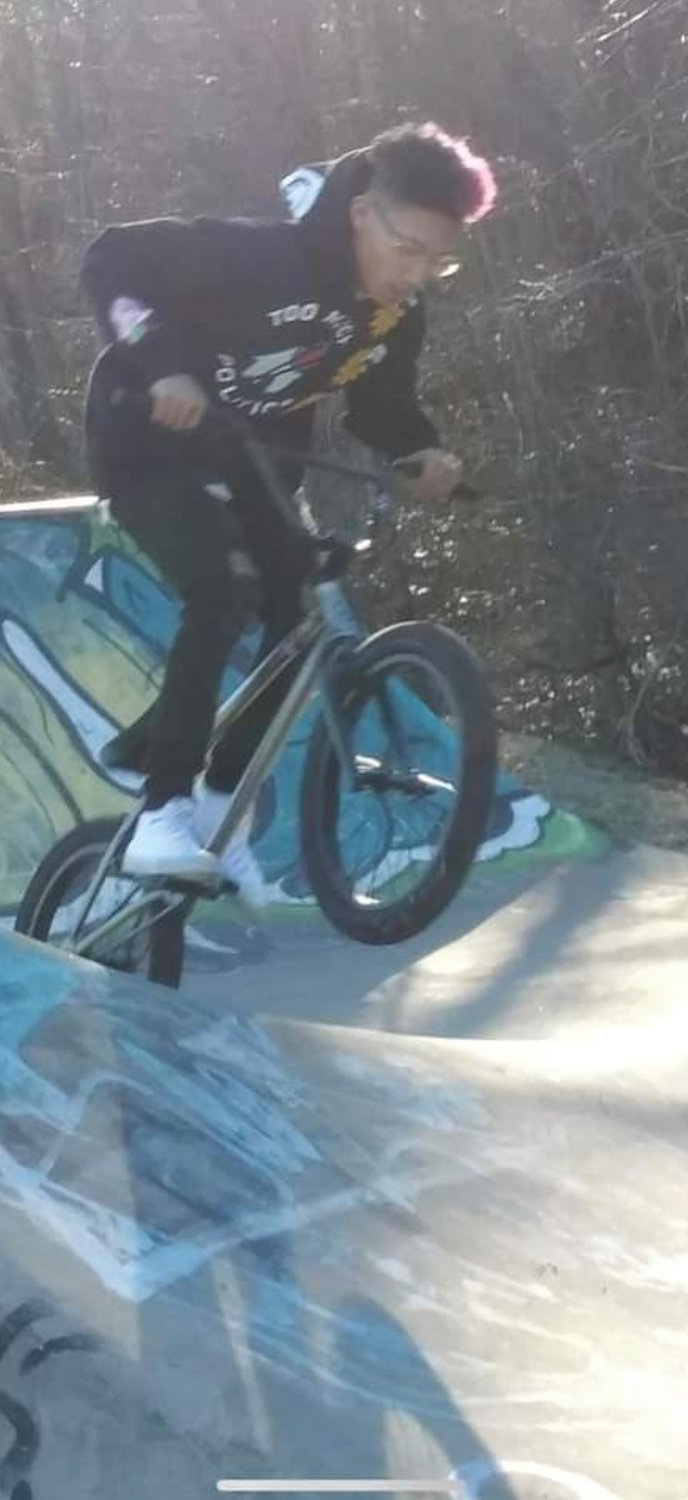 BMX MEMORIES: Dillon Viens loved riding his BMX bike at local skate parks. As he got older, there were fewer and fewer places to skate. His family hopes to change that in his memory.